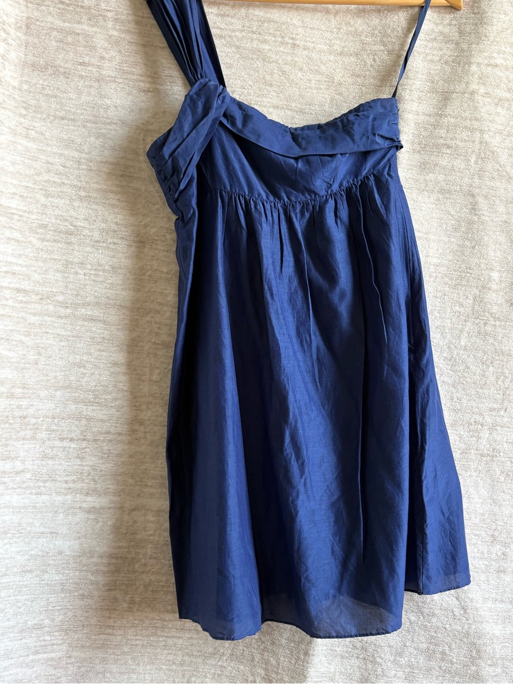 Blue Single Strap Dress by Ann Taylor Loft Size 4 - Picture 2 of 9